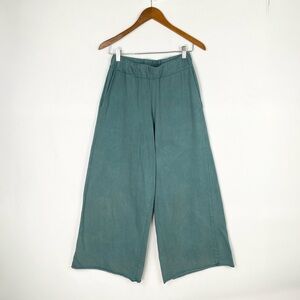 Gaia Conceptions Mimosa Pant Pockets Straight Leg High Rise Seafoam Size Large